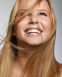 image of a smiling blonde girl