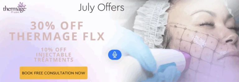 Thermage FLX treatment for jawline definition at Aesthetics Lab