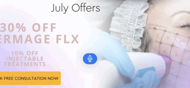 Thermage FLX treatment for jawline definition at Aesthetics Lab