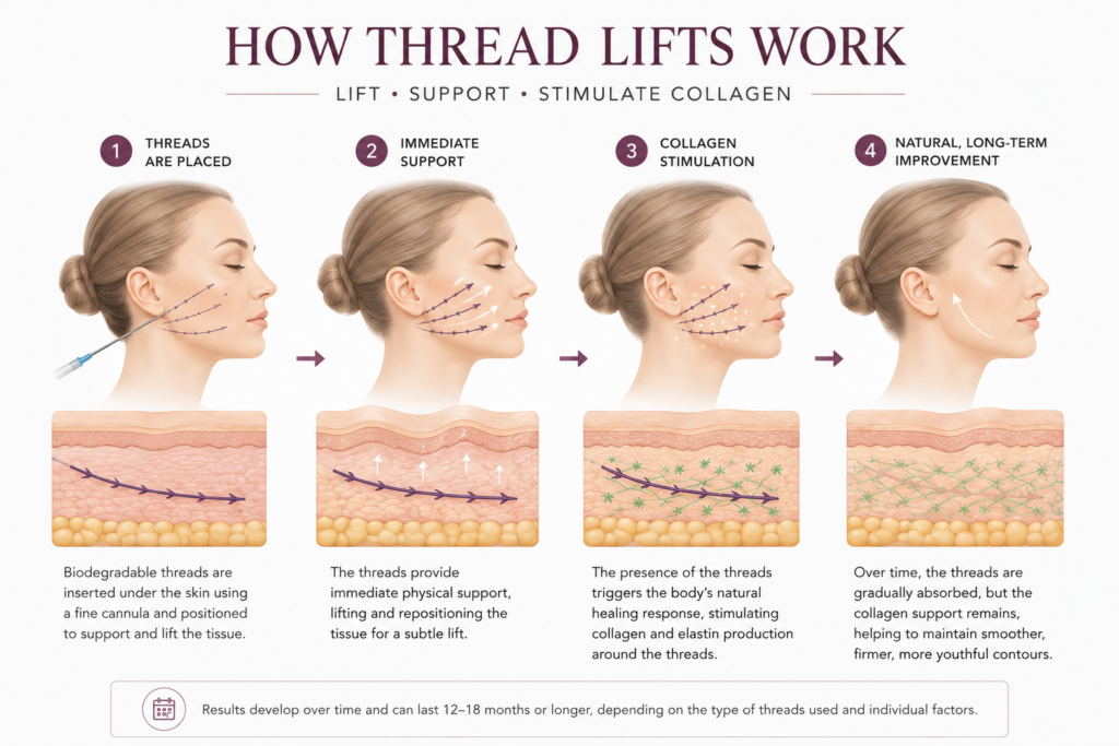 How thread lifts work 